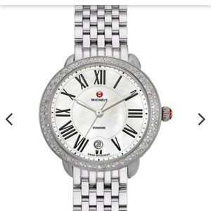 Michele Watch round with Diamonds